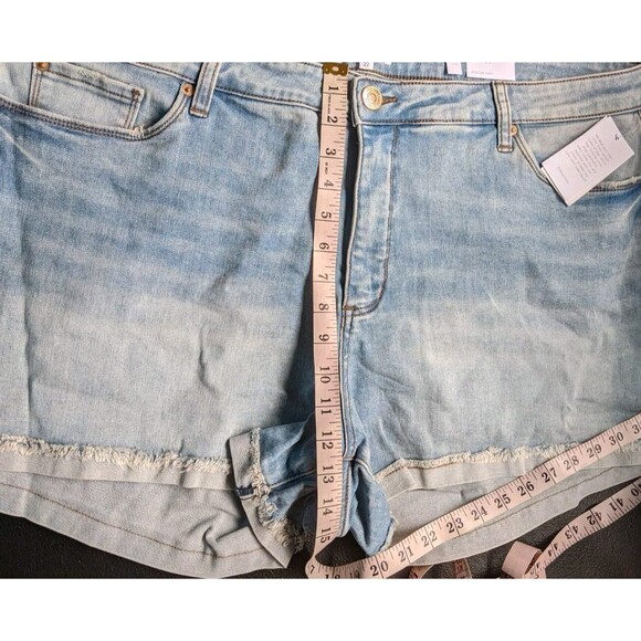 STS Blue Jean Shorts Blue Molly High Rise Cuffed Color Culbertson Size 36/22 - Picture 6 of 13